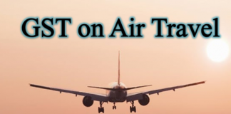 How GST applies on Air travel booking